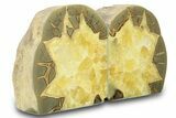 Beautiful Septarian Geode Bookends - Utah #288945-2